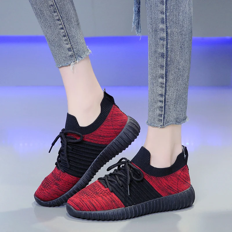Cool Tenis Mujer 2021 Tennis Shoes for Woman New Breathable Brand Sneakers Platform Chaussure Femme Deportivas Jogging Trainers