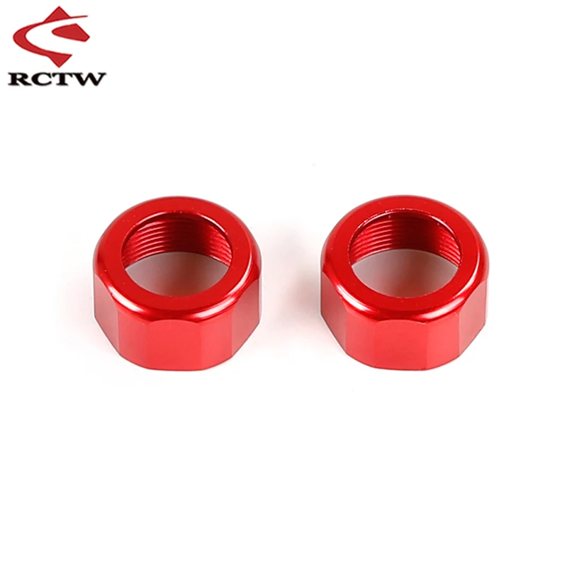 Metal Shock Absorber Tube Nut for 6MM Shock for 1/5 HPI ROFUN BAHA ROVAN KM BAJA 5B 5T 5SC Truck Spare Toy Upgrade Parts images - 6