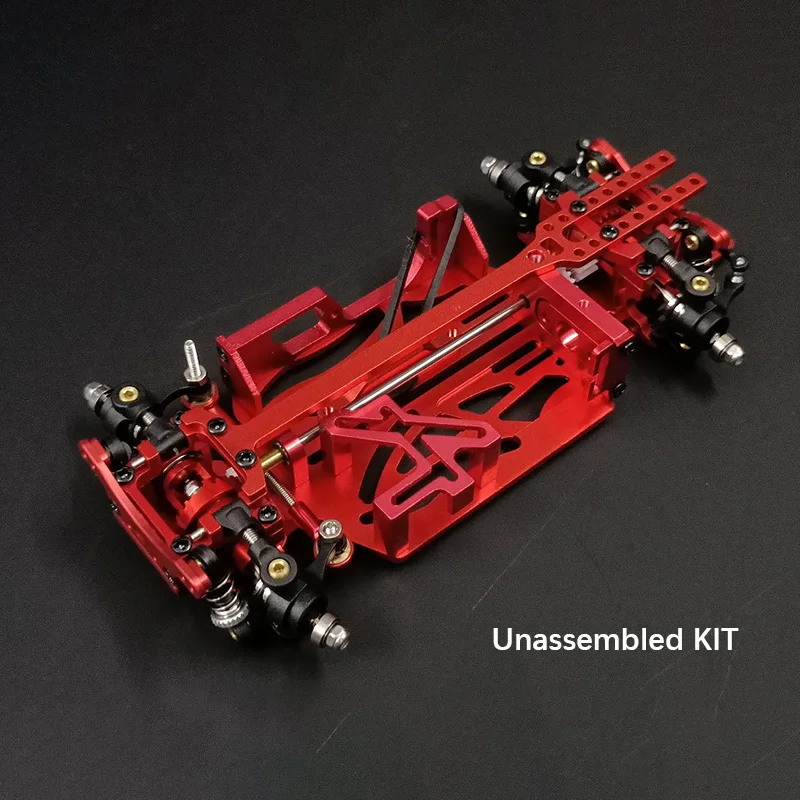

HGM Toys MINI Q9 110MM Wheelbase Metal Chassis KIT For 1/28 KYOSHO 1/24 TAMIYA Drift Racing RC Car Remote Control Gift TH19460
