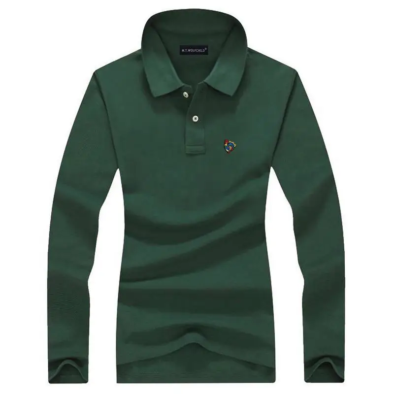 Высокое качество 2020 новые женские поло рубашки 100% хлопок повседневные с длинным