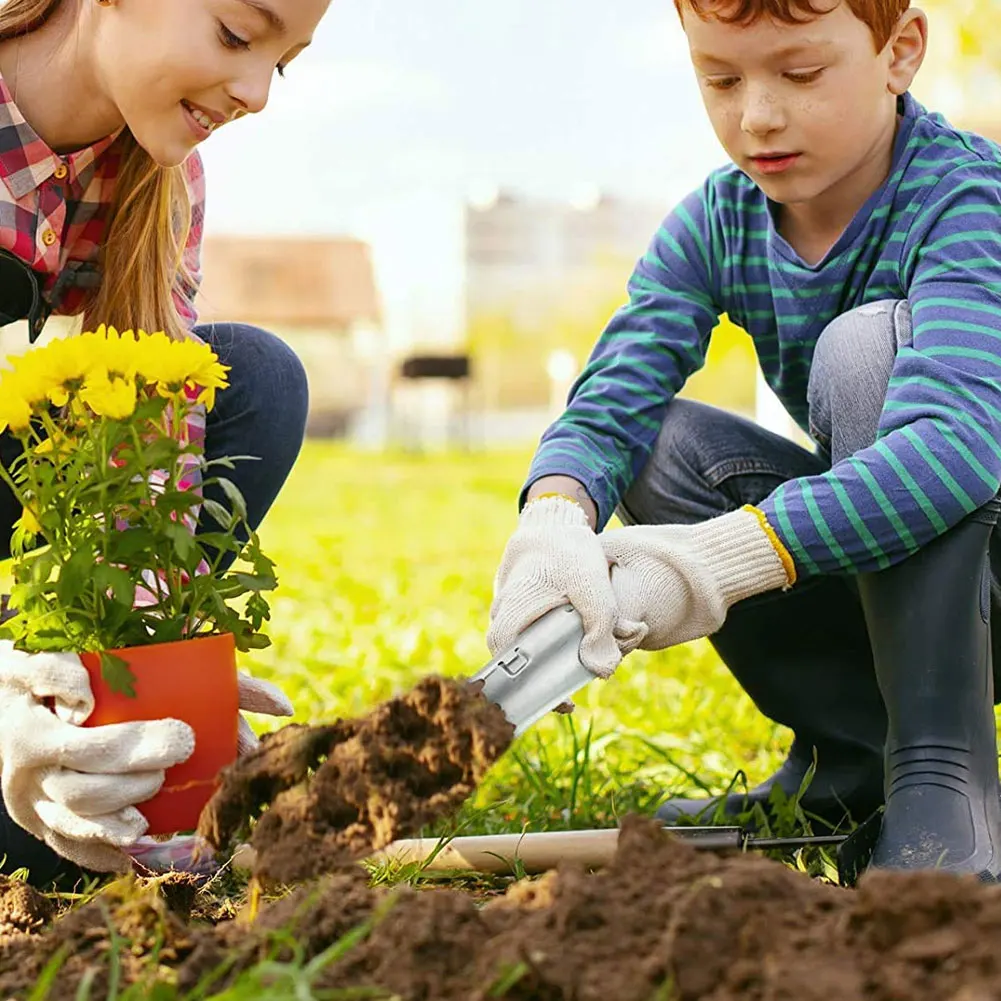 

Transplanter Bulb Planter Bend Free Tool For Planting Bulbs Automatic Soil Release For Digging Refilling Hole Depth Marker