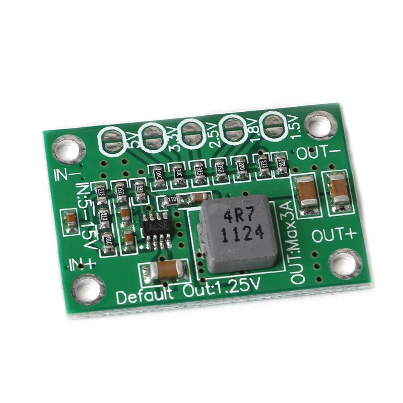 

DC Buck Step Down Power Converter Board 5-16V To 1.25V 1.5V 1.8V 2.5V 3.3V 5V 3A
