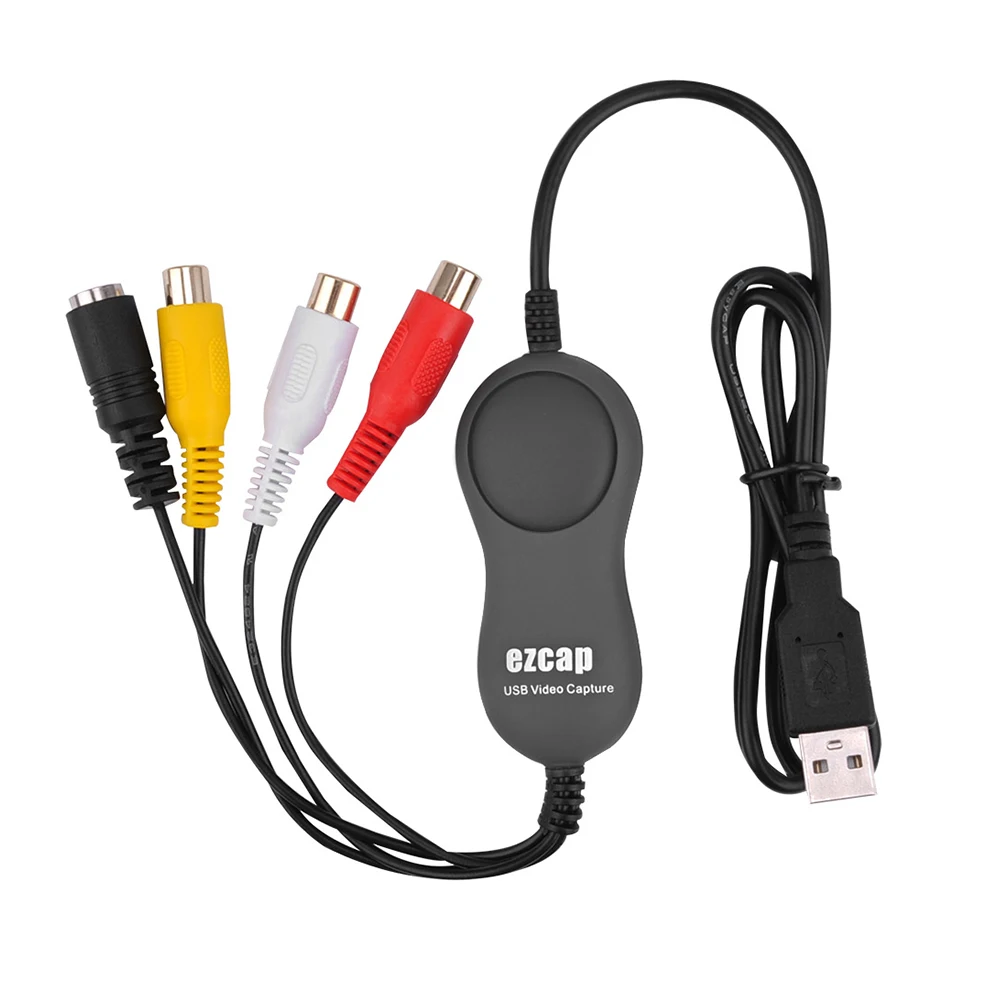 2020 USB 2 0 Аудио Видео карта захвата конвертер адаптер DVD DVR VHS для Win7/8/10 Mac OS все