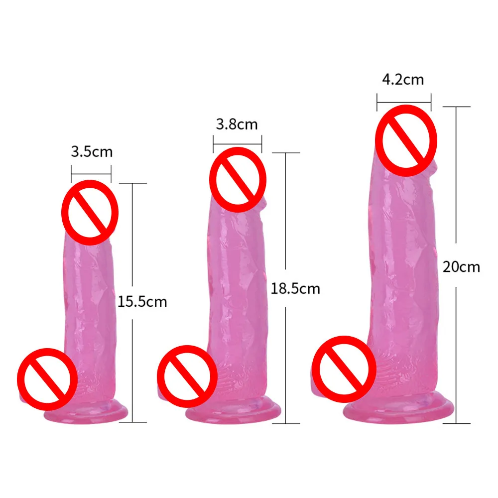Реалистичный фаллоимитатор S/M/L Женский мастурбатор для стимуляции точки G