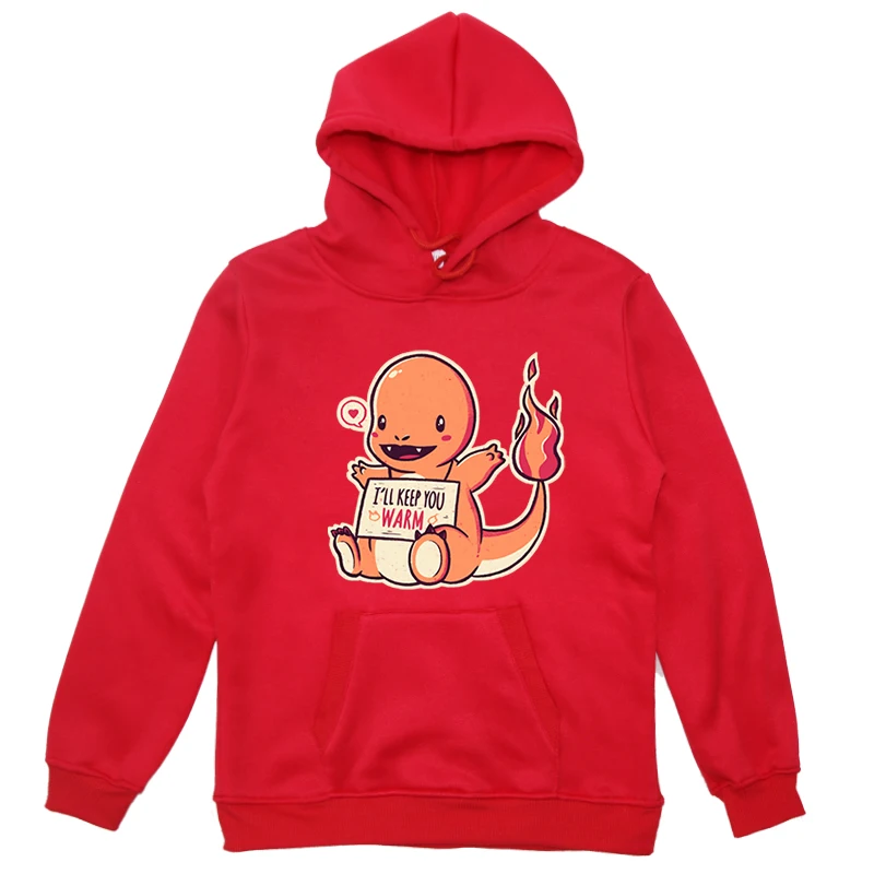 Hoodies 14 Толстовки с капюшоном для мальчиков и девочек с принтом «Покемон»; детские толстовки с Пикачу; сезон осень-зима; толстовка с капюшоном для малышей; детская бархатная верхняя одежда - Цвет: Hoodies 14