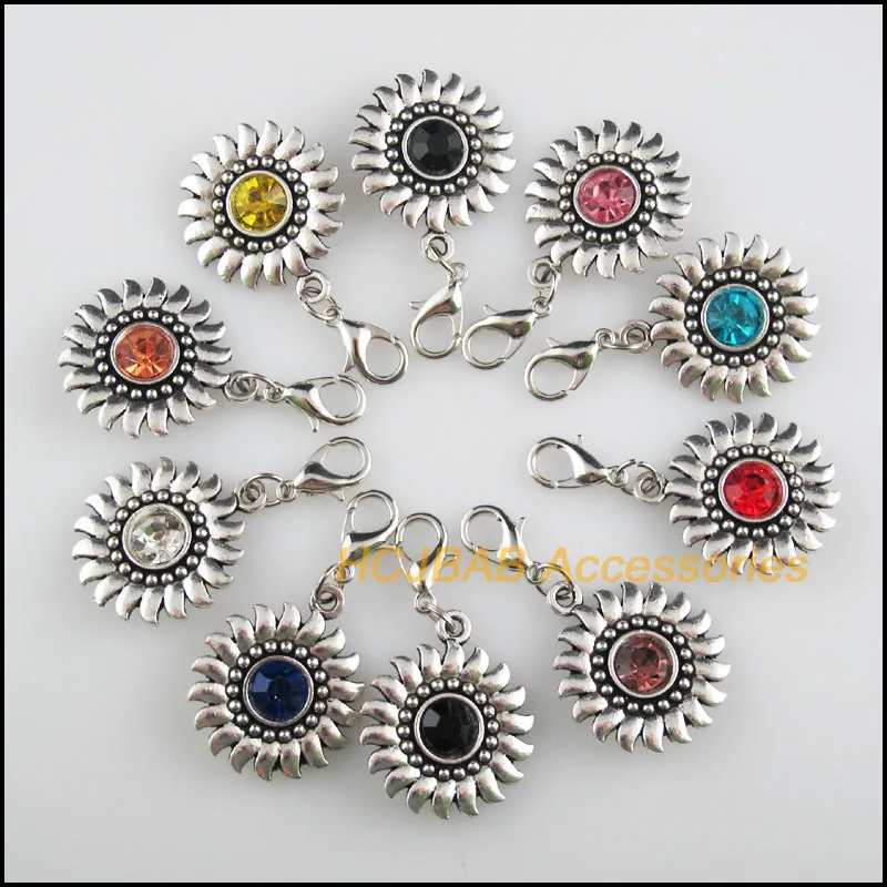 10 шт. тибетские серебряные подвески в форме солнца 20 х24 мм |