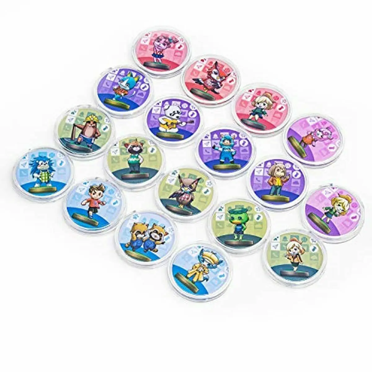 Игровые карты NFC Tag для пересекающихся животных новые горизонты-18 шт. карт с