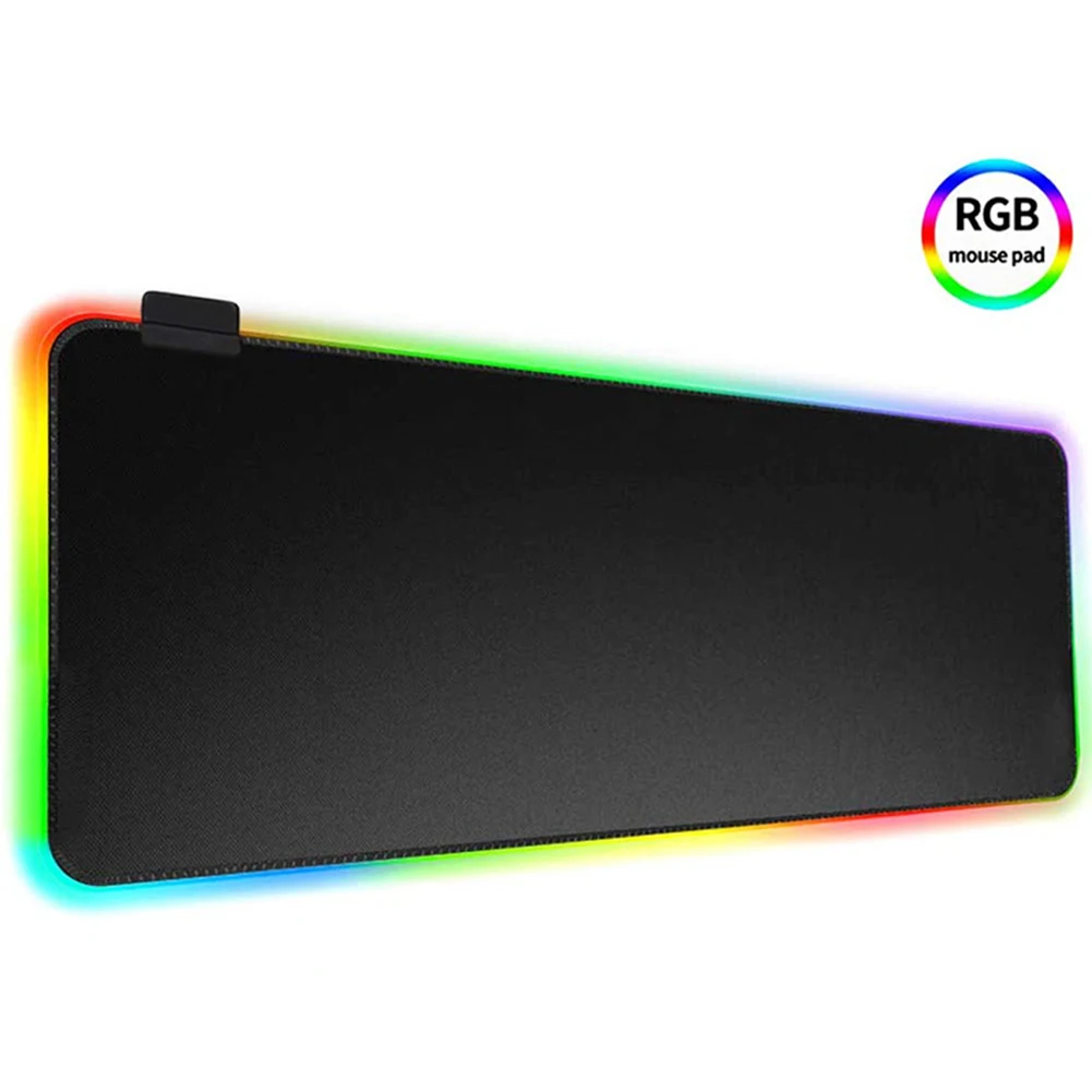 

RGB игровой коврик для мыши, большой коврик для мыши, игровой коврик для компьютерной мыши со светодиодной подсветкой XXL, большой коврик для м...