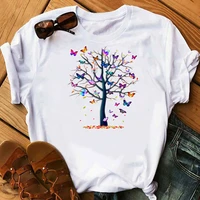 because there are countless butterflies on this tree a perfect gift graphic t shirt women tshirt tops harajuku t shirt hot