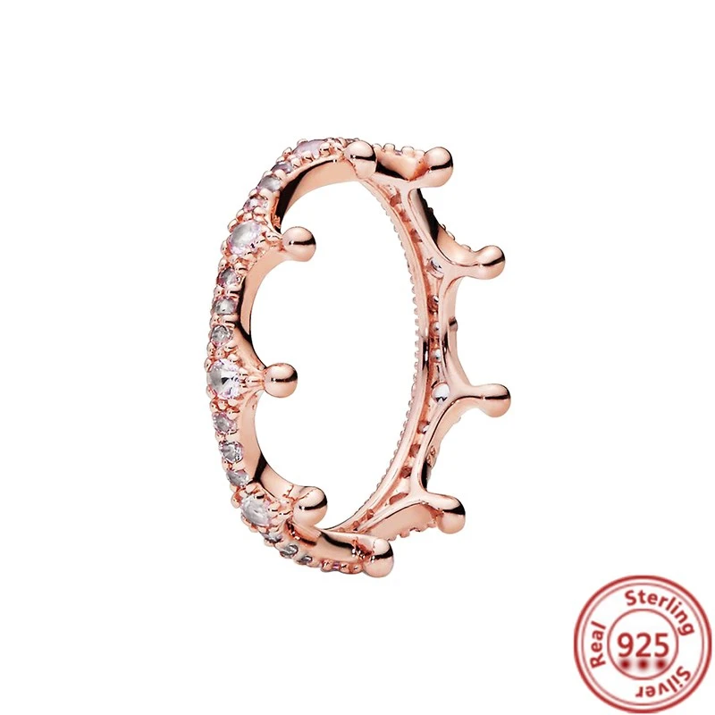 Новое поступление бриллиантовое кольцо циркониевое ПАВЕ листья корона цветок