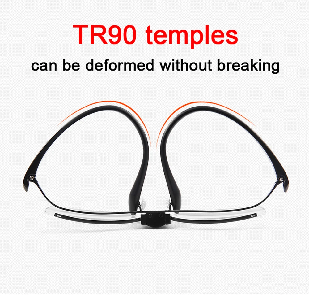 Половина рамки для чтения очки Flipup мужские Лупа TR90|Женские чтения| |