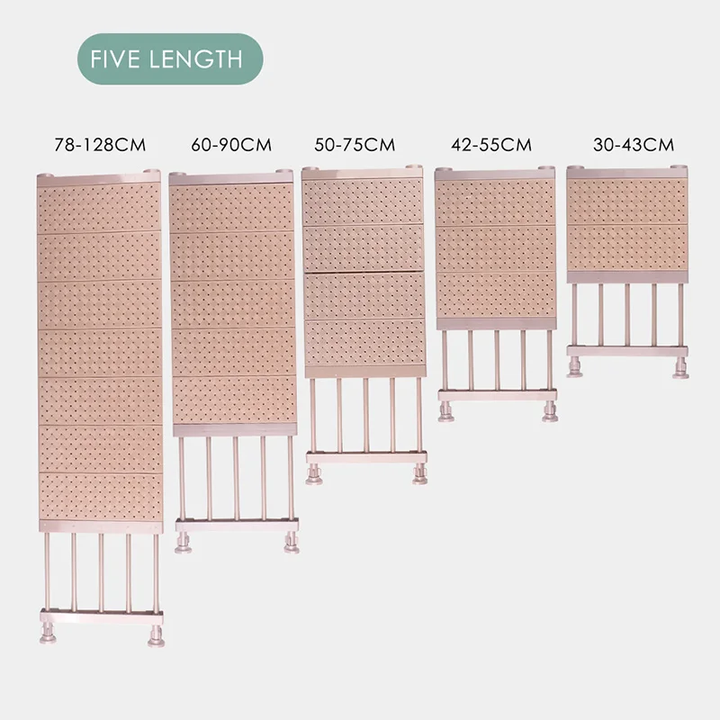 Регулируемый Кухонный органайзер пластиковая стойка для посуды полки хранения в