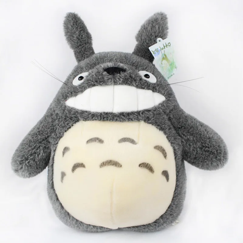 

30cm My Neighbor Totoro New Bus Cat Plush Doll Toy Bared Teeth And Laughing Out