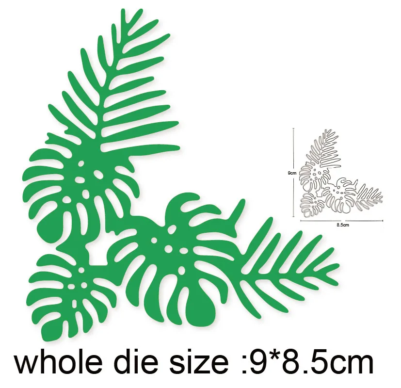 

leaves Metal Cutting Dies Stencil Scrapbooking DIY Album Stamp Paper Card Embossing Decor Craft