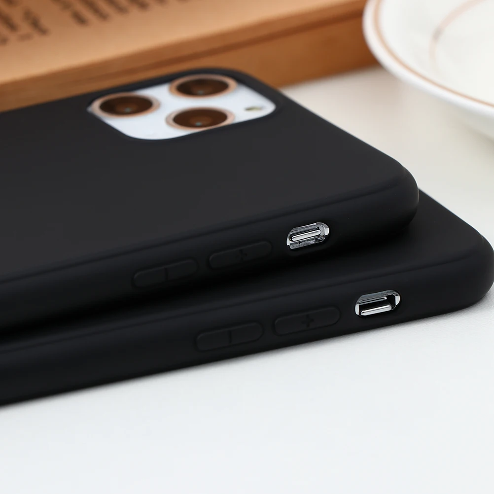 Модный Забавный черный чехол для телефона с камерой iphone 13 11 12 Pro XS Max мини-чехол из