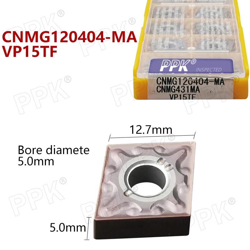 Токарный инструмент твердосплавная втулка CNMG120404 MA VP15TF 10 шт.|Токарный инструмент|