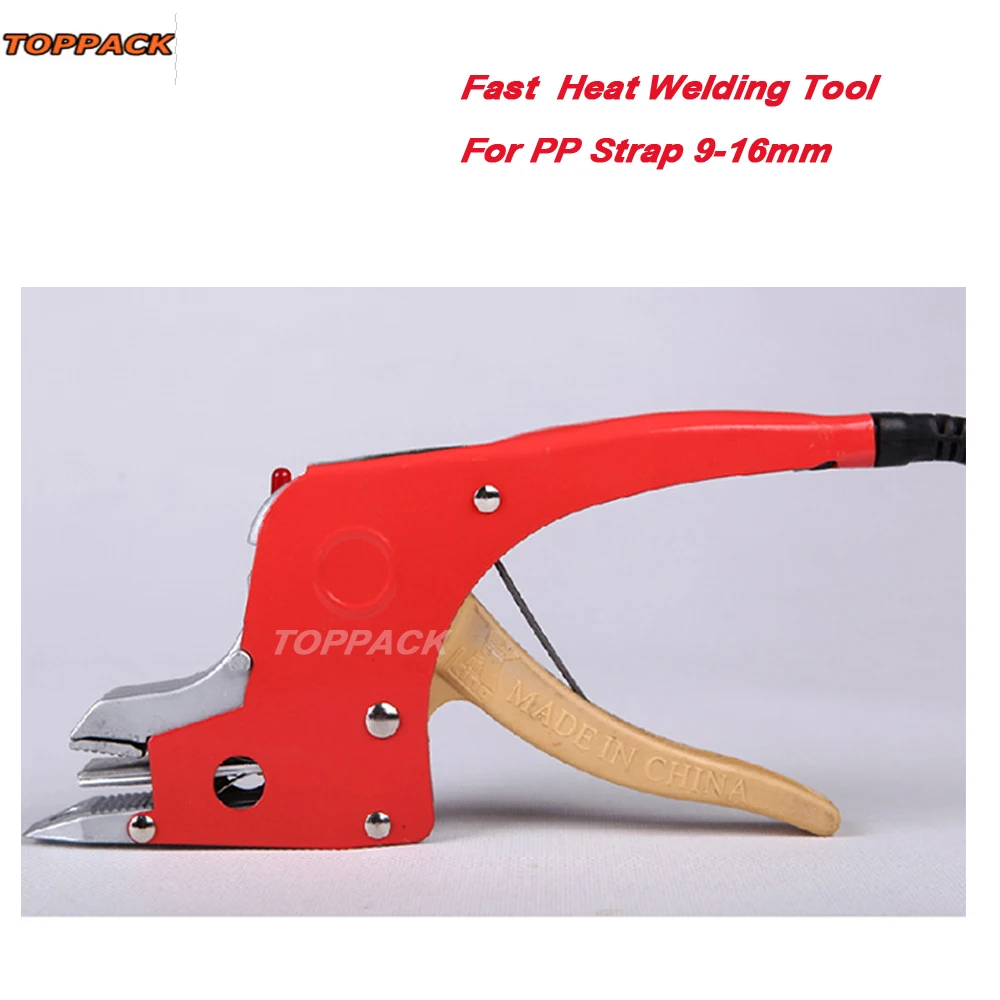 

Electric Packing Pliers Strapping Manual Sealless Tool Equipment PP Straps Heating Welding Carton Packaging Sealing Packer