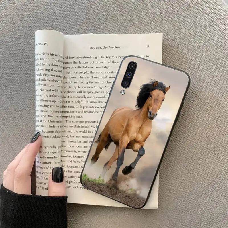 

Horse Animal Running cool Phone Case For Samsung galaxy S 7 8 9 10 20 edge A 6 10 20 30 50 51 70 note 10 plus