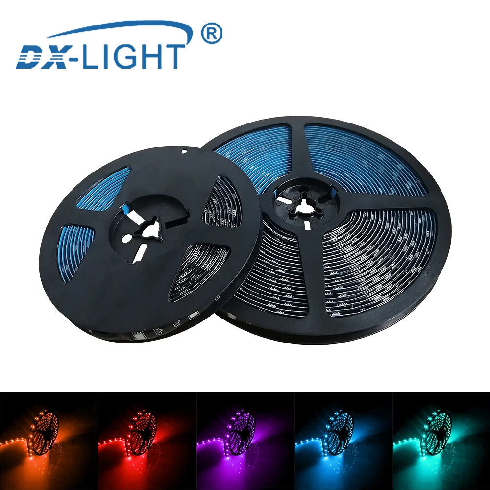 Ленсветильник светодиодная RGB SMD5050 гибкая Водонепроницаемая с Wi Fi и адаптером