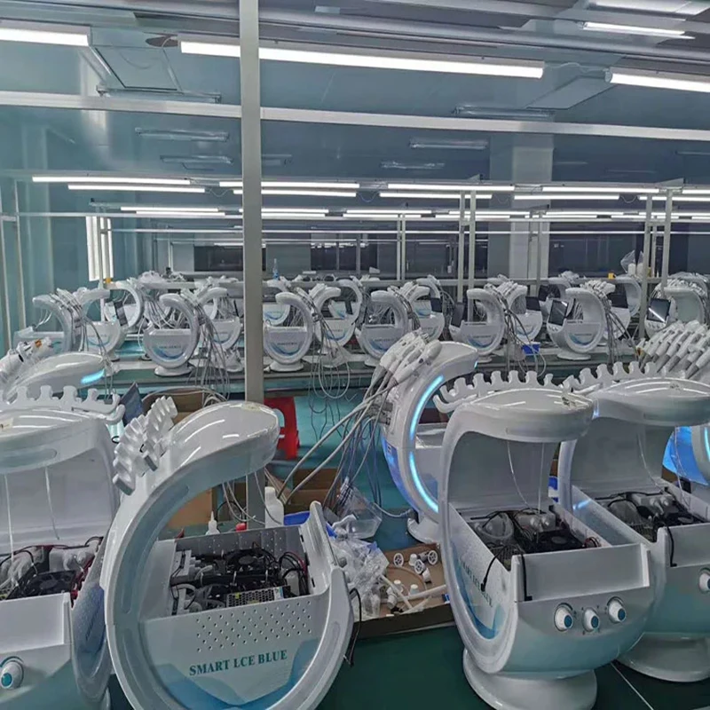 Волшебный зеркальный анализатор кожи Ice Blue аппарат для гидролицевой терапии Oxygene