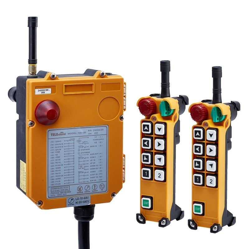 UTING TELE control F24 8S Control ler (2 передатчика + 1 приемник) Промышленное беспроводное радио 8