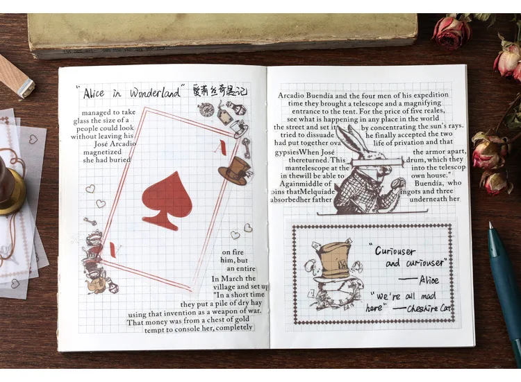 30 шт./лот Kawaii канцелярские наклейки прекрасный дневник путешественника декоративные мобильные наклейки Скрапбукинг DIY ремесло наклейки