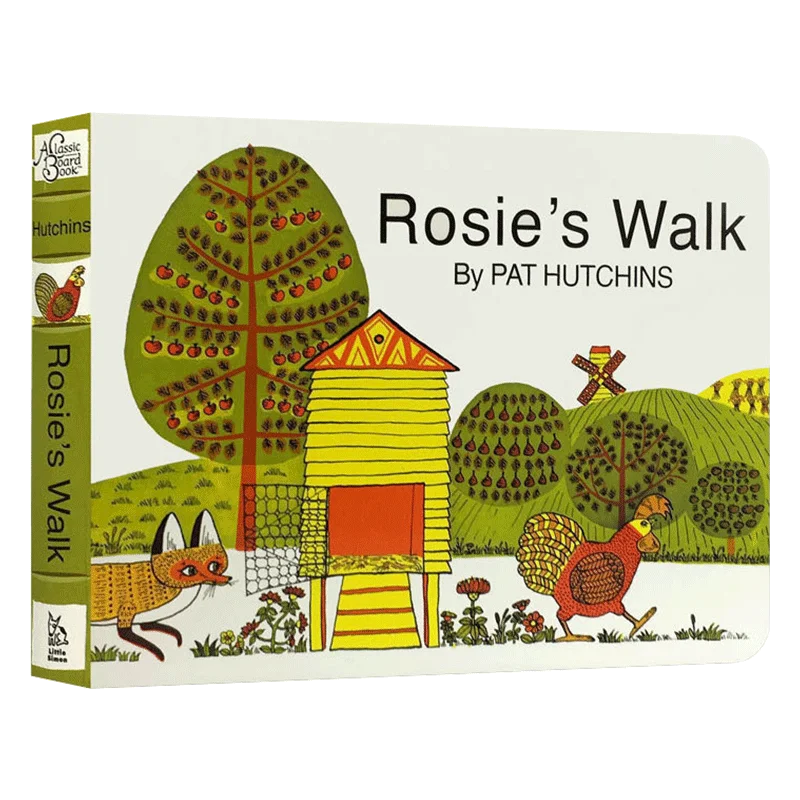 Rosies Walk Board Book Детские обучающие книги на английском языке для детей развивающие