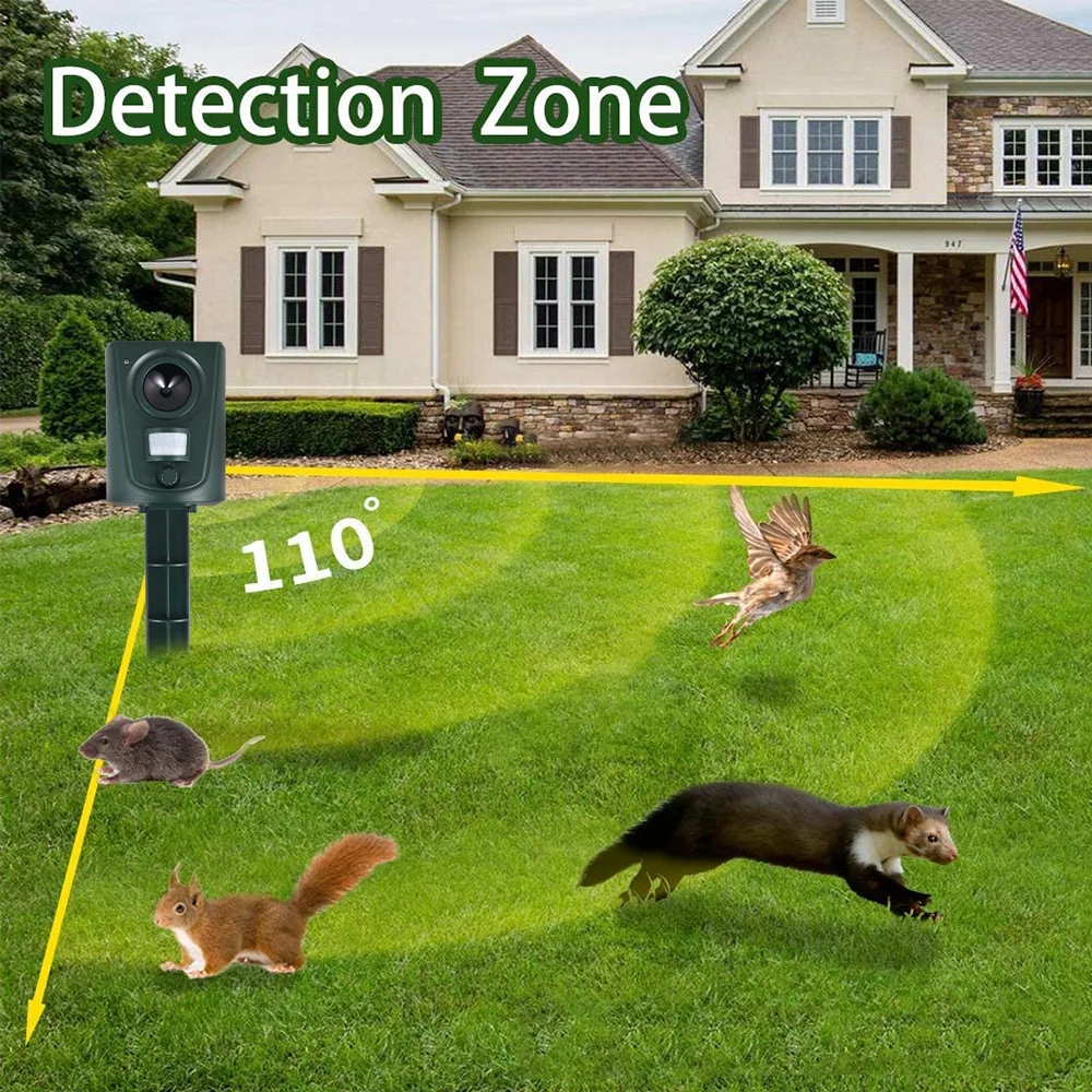 Ультразвуковой отпугиватель птиц ультразвуковой ультра Отпугиватель грызунов