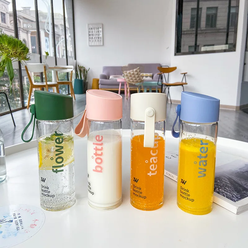 Бутылка для сока с крышкой пара бутылок воды уличная бутылка посуда графин