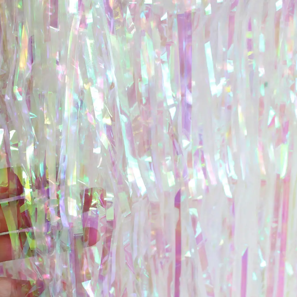 2019 металлическая бахрома из фольги мерцающие Блестки блестящая занавеска