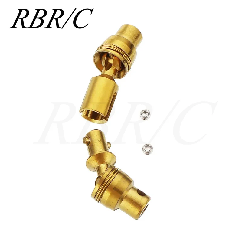 RBR/C 58 мм Золотой короткий приводной вал коробки передач DIY аксессуар для 6X6 WPL B14 B24 B16 B36 JJRC Q60 Радиоуправляемый автомобиль R410