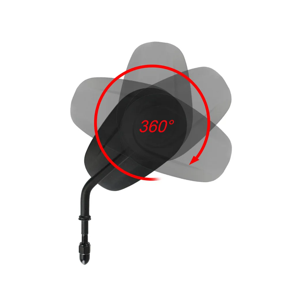 

Motorcycle Rear View Side Mirrors Matte Black For Harley Touring Sportster XL Softail Bobber Chopper Road King 883 1200 FLRT