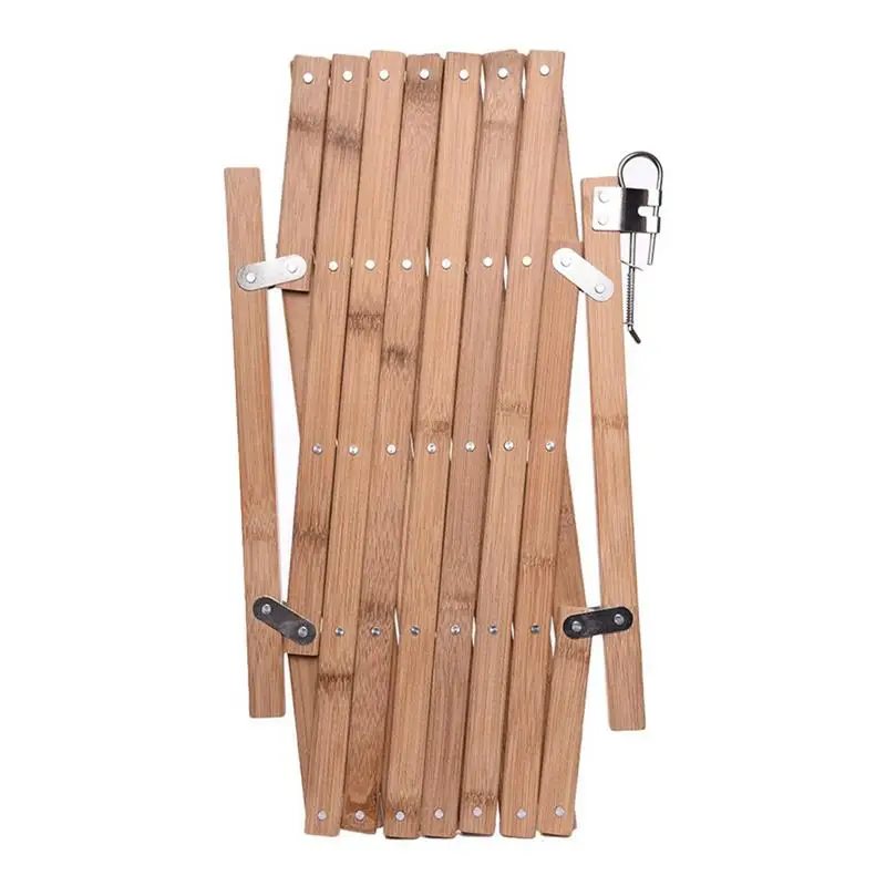 Выдвижная регулируемая раздвижная дверь для домашних животных деревянная