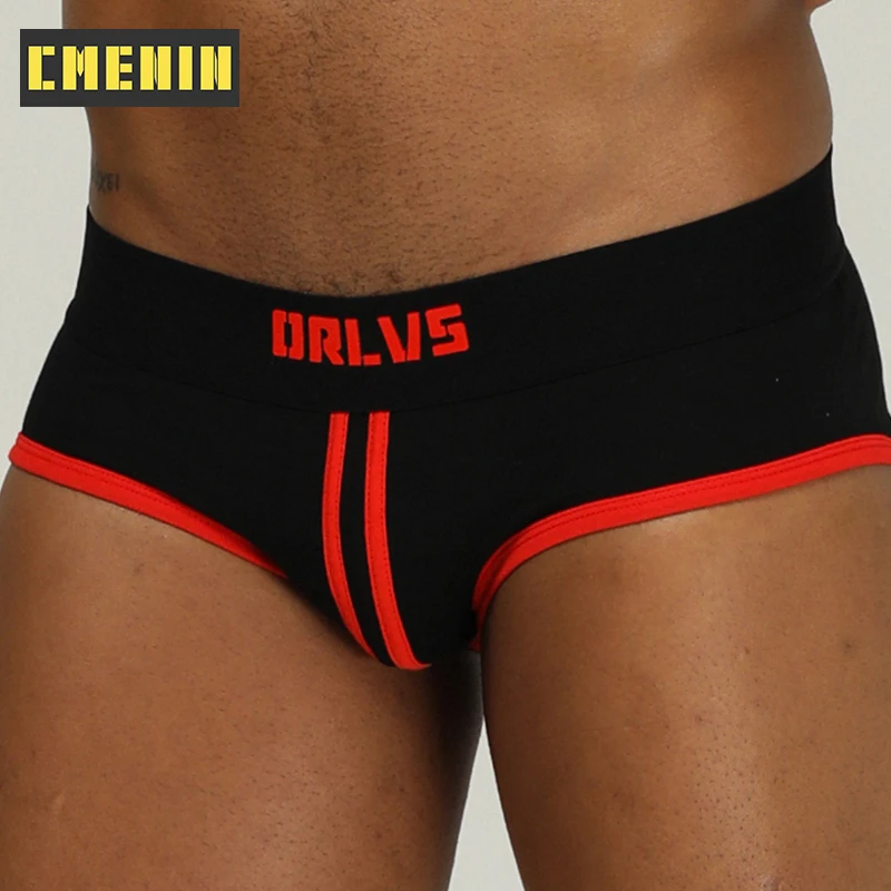 

New Brand Cotton Hip Raise Sexy Man Underwear Brief Men Underpants New Brand Slip Gay Panties Jockstrap Men's Briefs Homme OR168