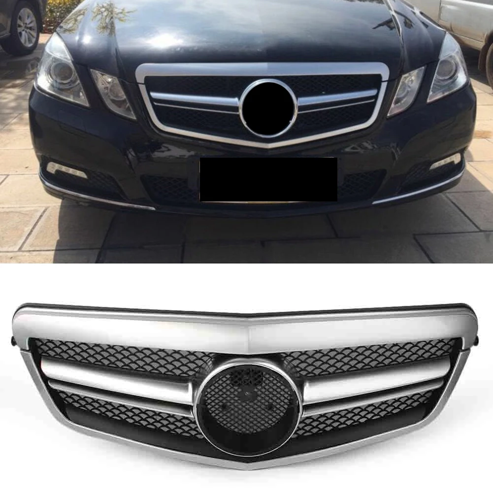 Передняя решетка бампер сетка для Mercedes Benz E класса W212 S212 2010 2011 2012 2013 ABS пластик с