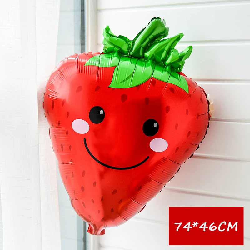 1 шт. фольгированный Гелиевый шар для фруктов и овощей персик арбуз клубника