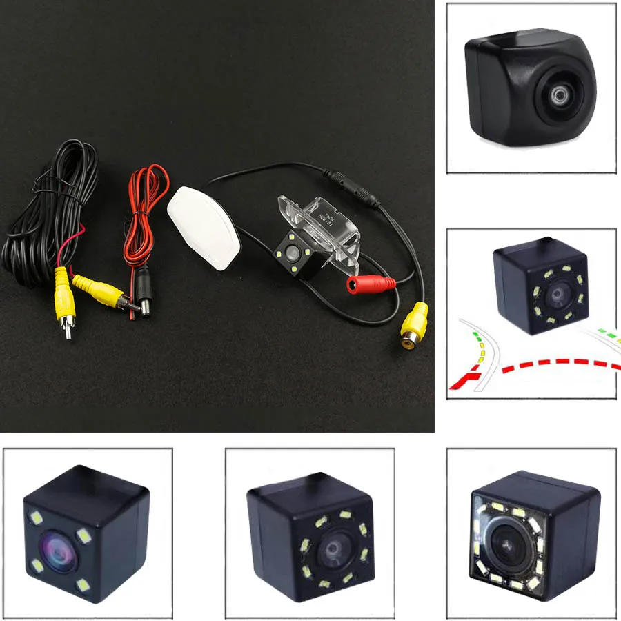 Водонепроницаемая Автомобильная камера заднего вида HD 4LEDCCD с ночным видением для
