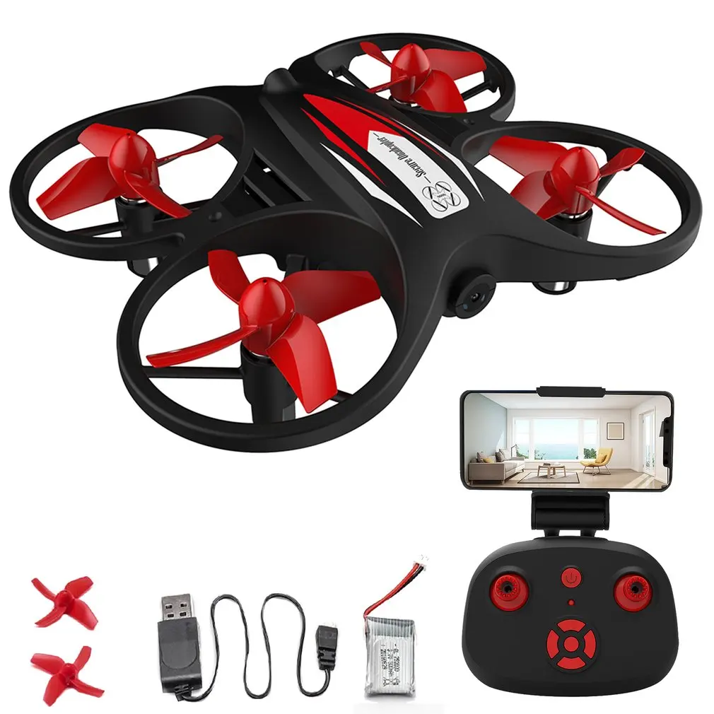 

KF608 Mini Drone 720p HD With Camera Wifi Aerial Stabilized Altitude 3D Flip Headless Mode RC Quadcopter Profesional Drones Toy