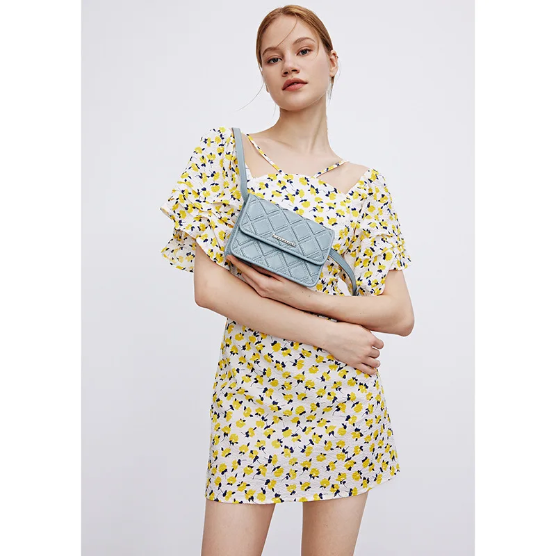 

Dress 2021 Floral Women's Summer Dress Camisole Short Sleeve Casual Women's Dresses Backless Ruffles Summer Dress Woman 2021