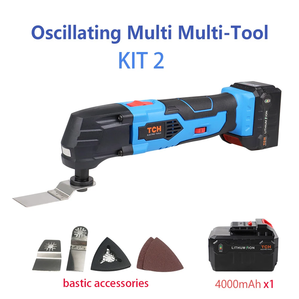 kit 2 NEWONE 16 В литий-ионный многофункциональный инструмент Осциллирующий Инструмент с батареей Электрический Реноватор триммер пила электроинструмент машина - Цвет: kit 2