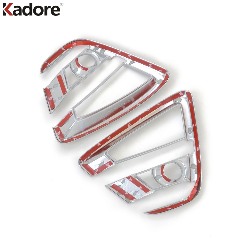 Стайлинг автомобиля для Mazda CX-5 CX5 2016 2017 столб-Фара ABS хром крышка противотуманной