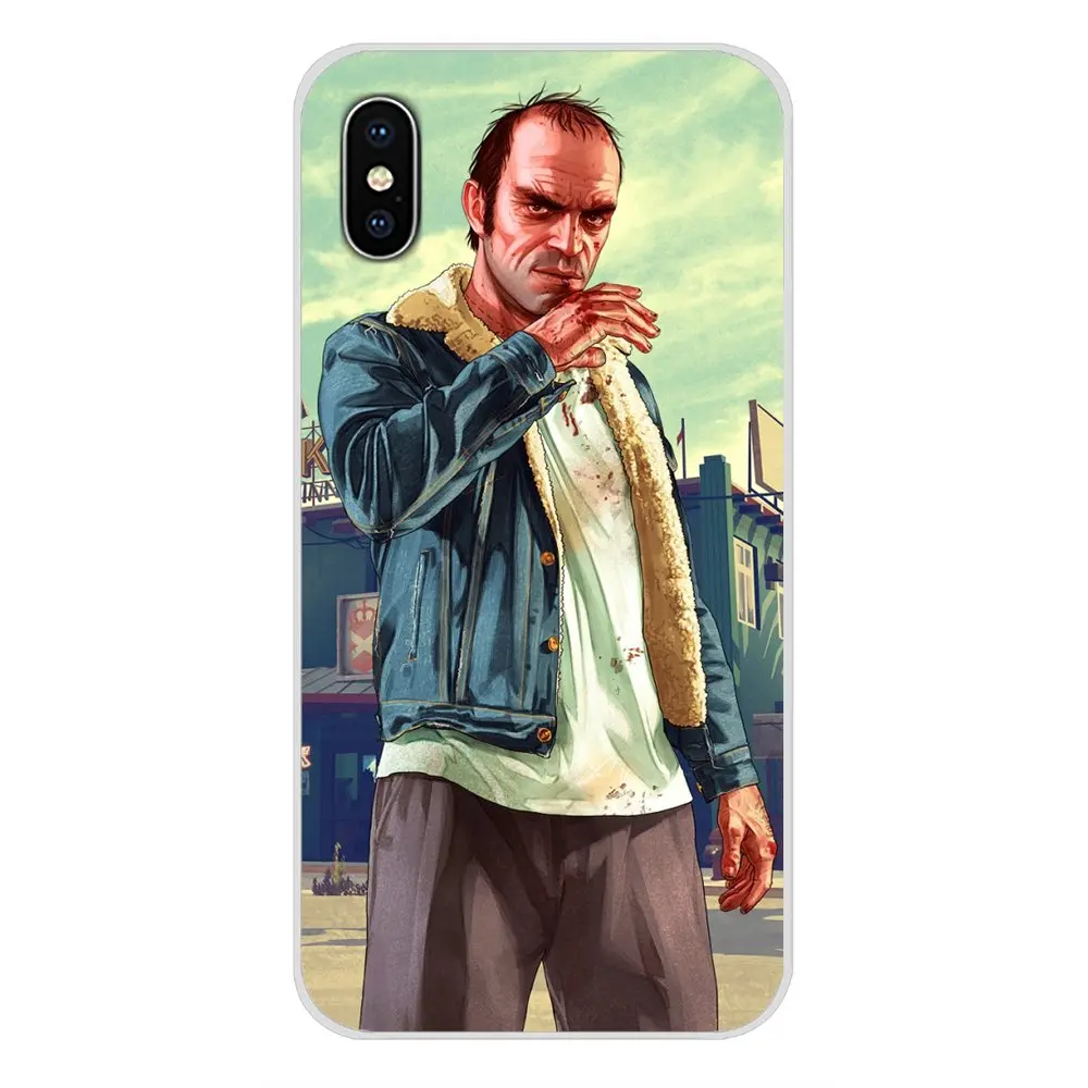 San Andreas GTA Grand Theft Auto 5 для Motorola Moto X4 E4 E5 G5 G5S G6 Z Z2 Z3 G G2 G3 C Play Plus мягкие прозрачные чехлы |