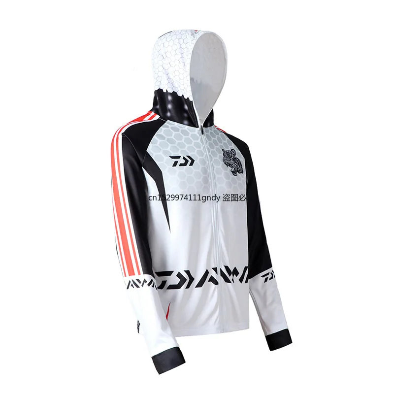 

2021 DAIWA New Summer Fishing Clothes Hooded Men OutdoorJacket Quick-Drying Coat Fishing Shirt For Hiking Cycling Fishing Vest