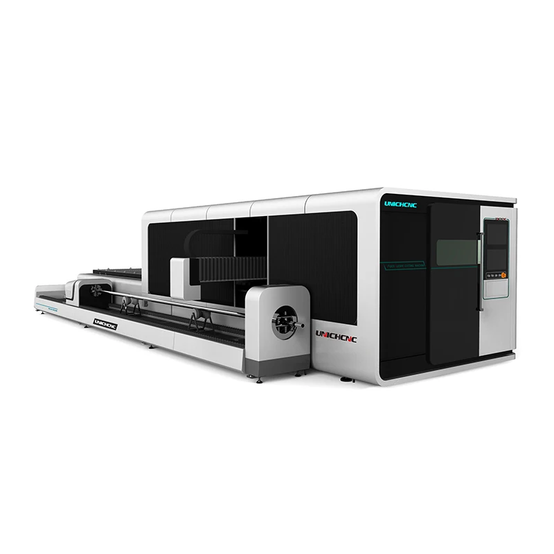 Цзинань UNICHCNC 500 700 кВт 3 металлическая круглая квадратная трубка и металлический