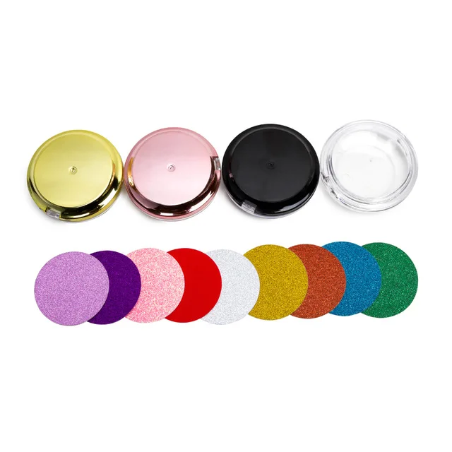 Премиум блестящие карточки для ресниц коробки круглая карточка фон бумажные