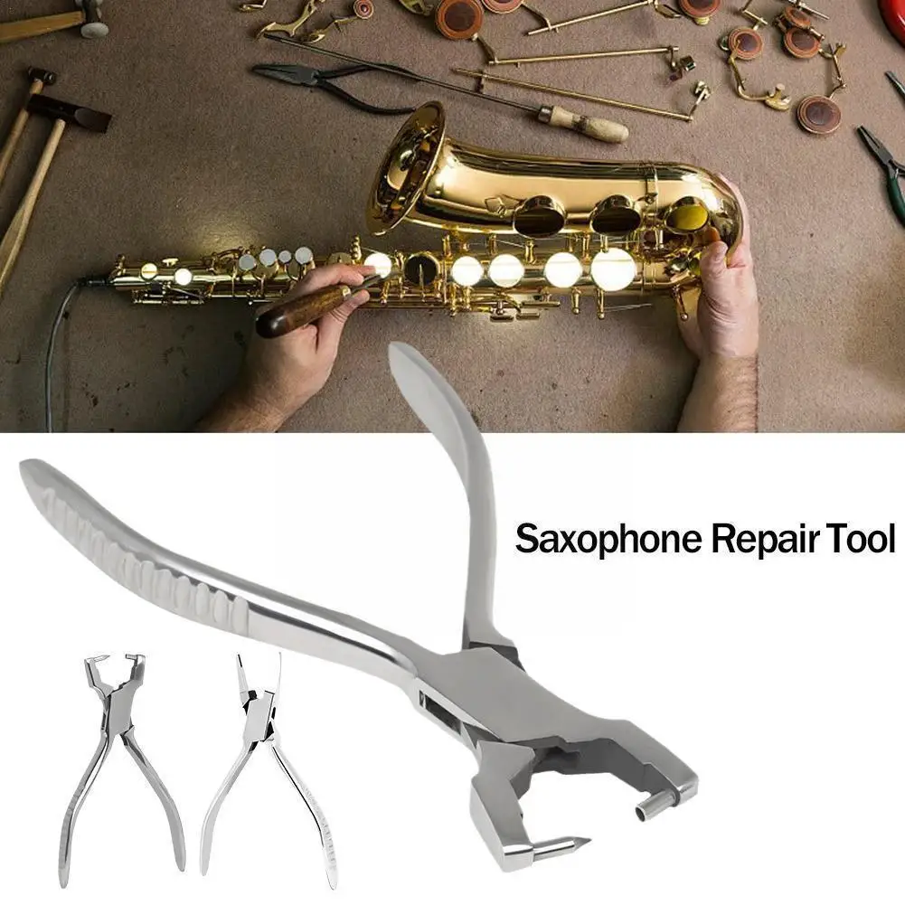 

Saxophone Clarinet Flute Needle Spring Installation Removing Disassembly Stainless Tool Steel Pliers Repair Pliers Spring J9C2