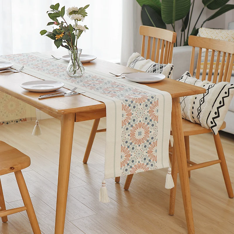

Table flag simple modern tablecloth long tablecloth decorative cloth table flag custom Nordic table flag American luxury