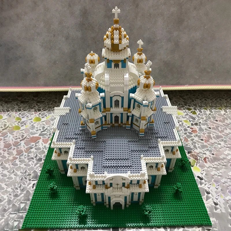 Конструктор монастырь Smolny для России сделай сам | Игрушки и хобби