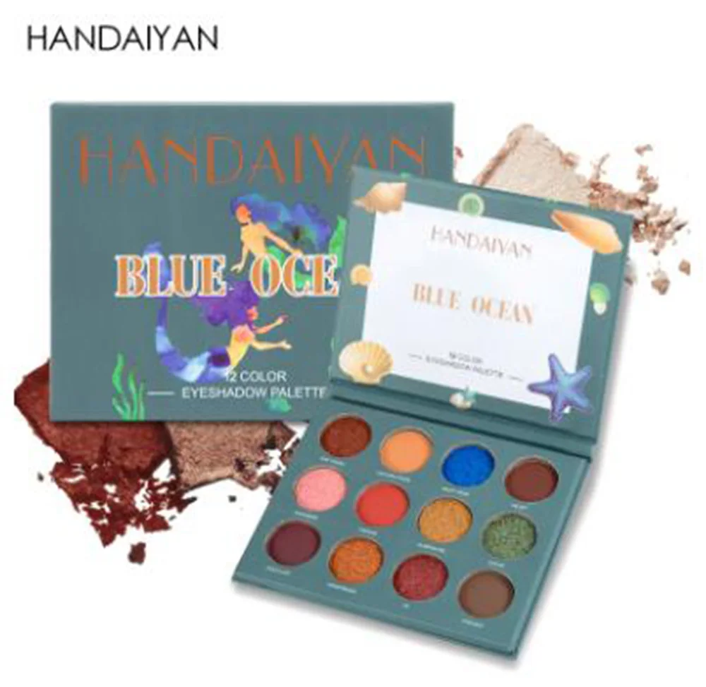 Горячие 12 цветов Тени для век матовые тени оттенки мерцающий макияж долговечный