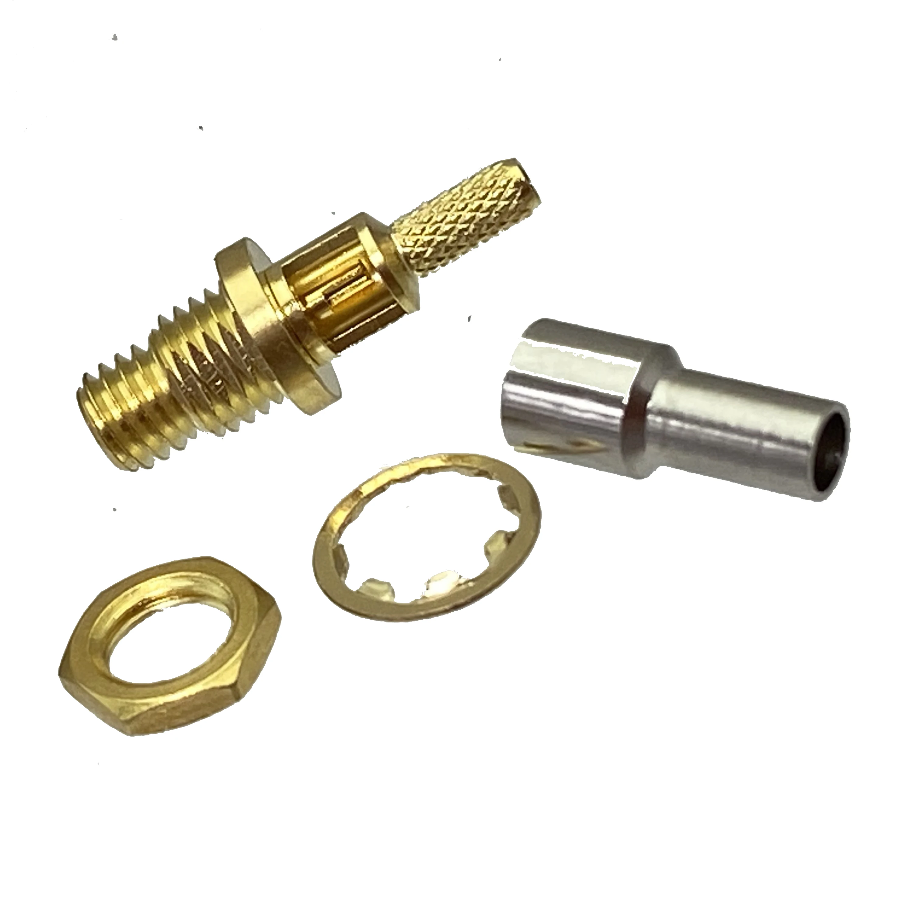 10 шт. разъем L5 Microdot внутренняя гайка перегородка 10-32UNF для RG174 RG316/188 ультразвуковой